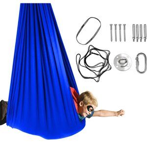 Grassman Kids Sensory Swing Indoor/Outdoor w/ Hardware Relaxing Healing Autism
